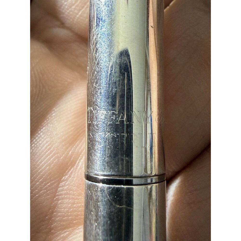 Rare One Of A Kind Vintage Tiffany & Co Sterling Silver 925 Dual Ink Pen Hadley - Picture 3 of 7
